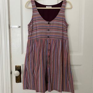 Madewell Striped Mini Dress